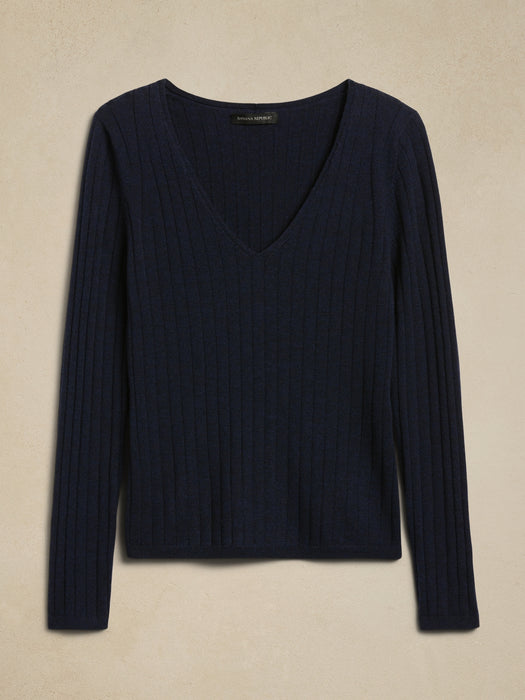 Nezha Merino V-Neck Sweater