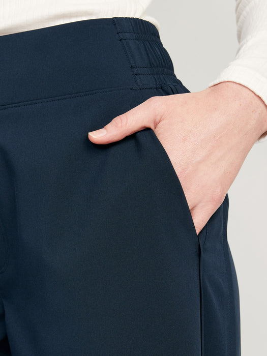 High-Waisted StretchTech Wide-Leg Pants