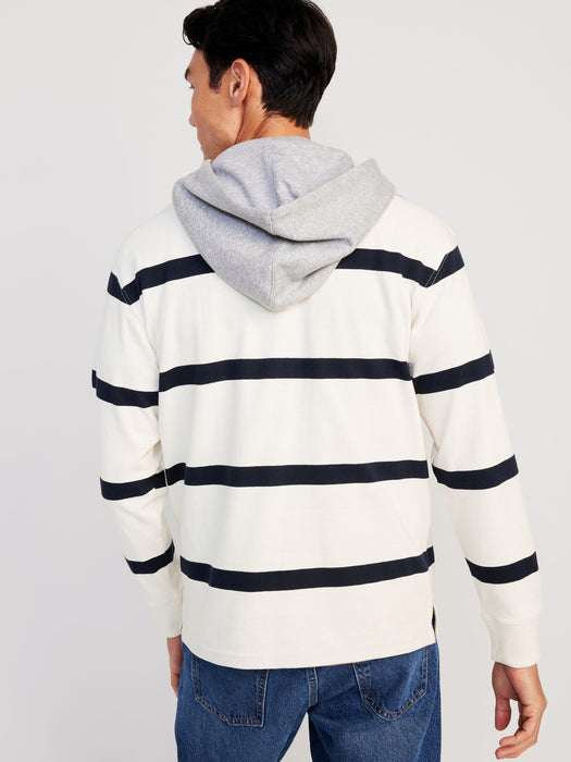 Rugby Pullover Hoodie for Men