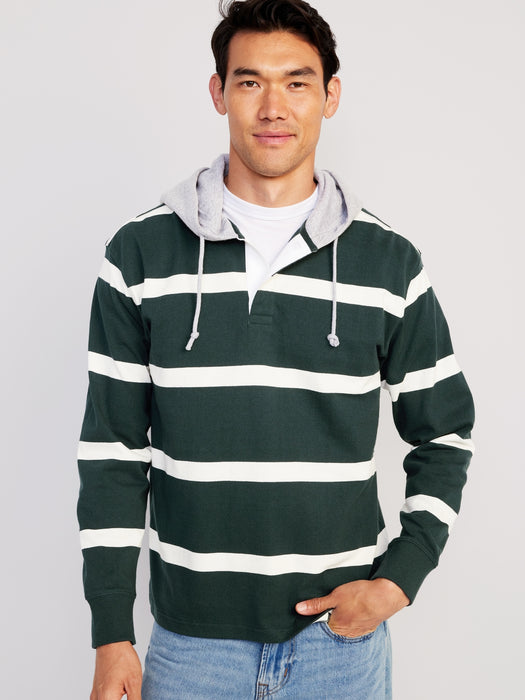 Rugby Pullover Hoodie for Men