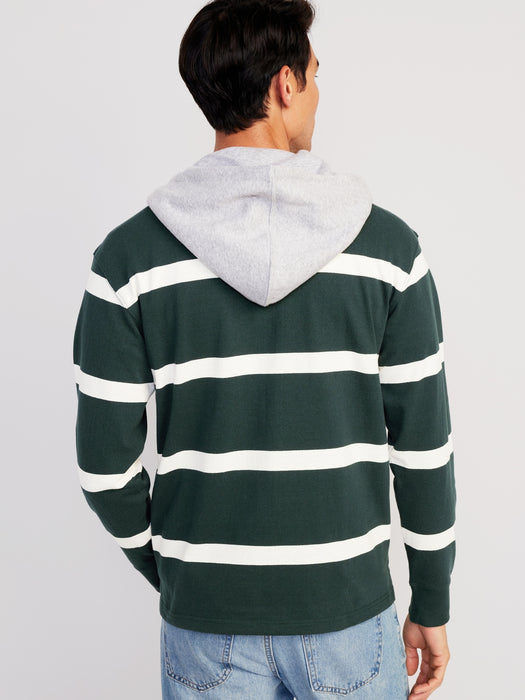 Rugby Pullover Hoodie for Men