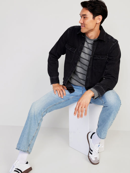 Long-Sleeve Striped Rotation T-Shirt for Men