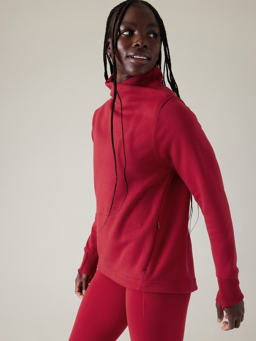 Cozy Karma Twist Neck Sweatshirt