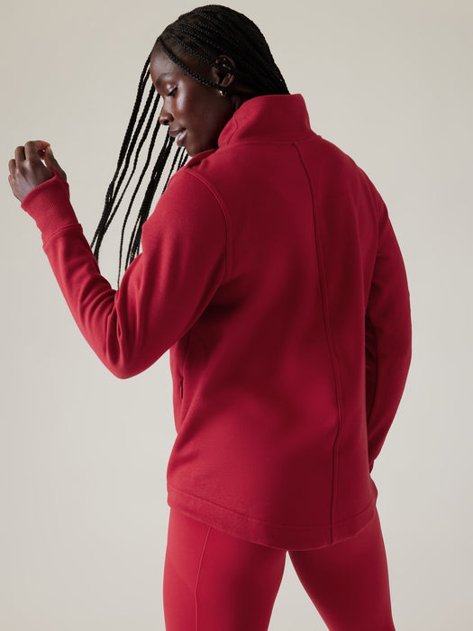 Cozy Karma Twist Neck Sweatshirt