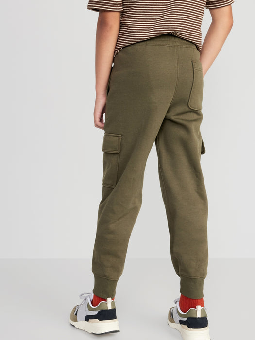Fleece Cargo Jogger Sweatpants for Boys