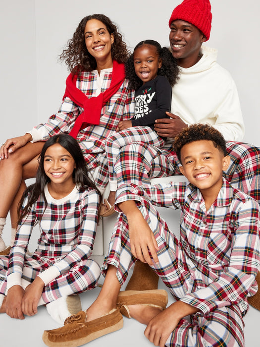 Gender-Neutral Printed Snug-Fit Pajama Set for Kids