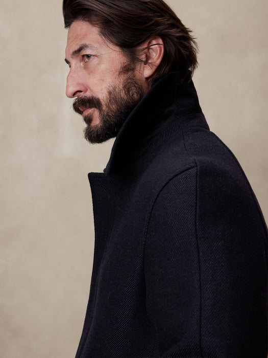 Viedma Wool-Blend Car Coat