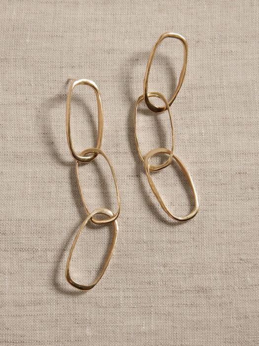 Heirloom Link Earrings | Aureus + Argent