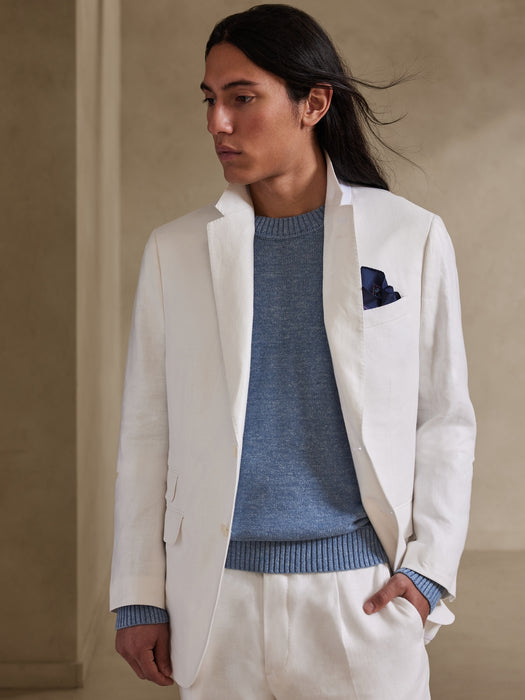 Villa Linen Twill Suit Jacket