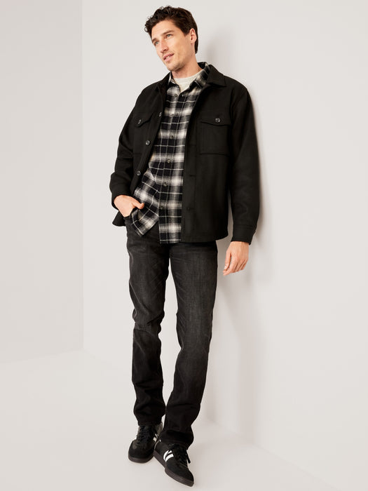 Double-Brushed Flannel Shirt