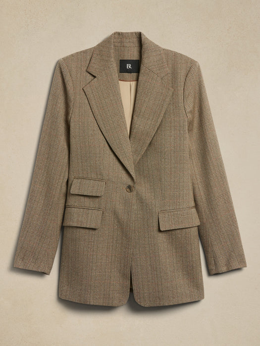 Lido Sculpted Italian Wool Blazer