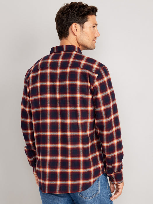 Double-Brushed Flannel Shirt