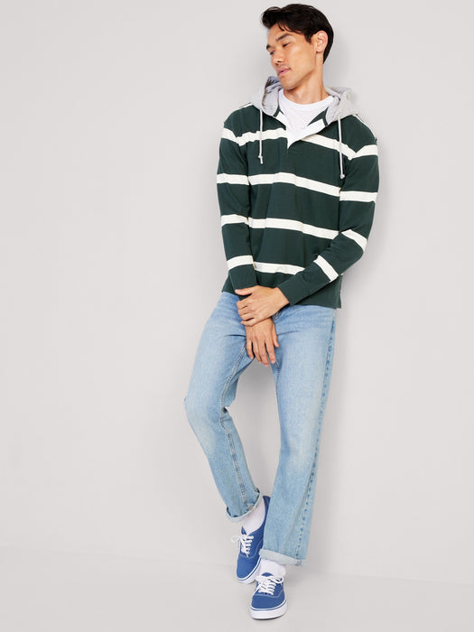 Rugby Pullover Hoodie for Men