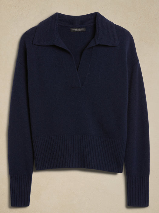 Luna Cashmere Sweater Polo