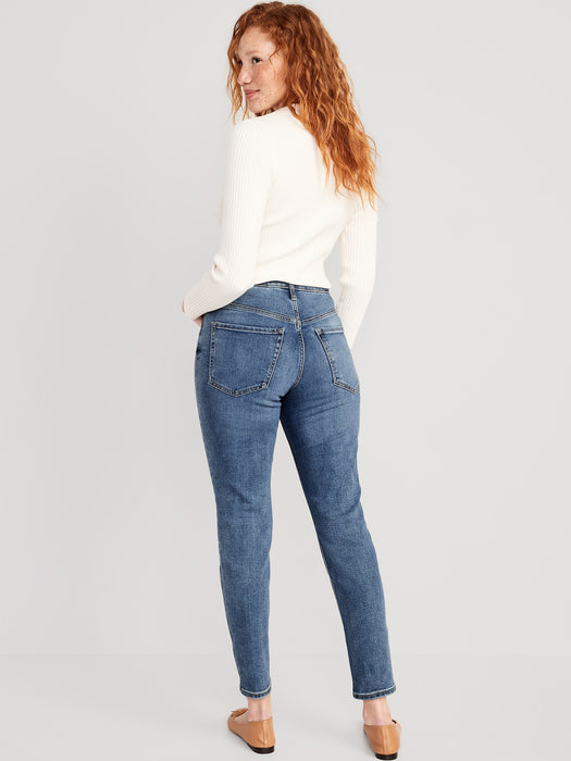 High-Waisted OG Straight Ankle Jeans for Women