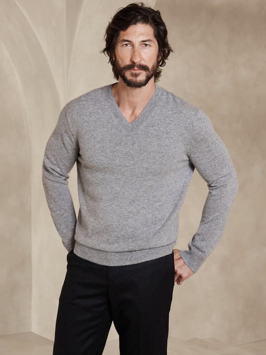 Alta Cashmere V-Neck Sweater