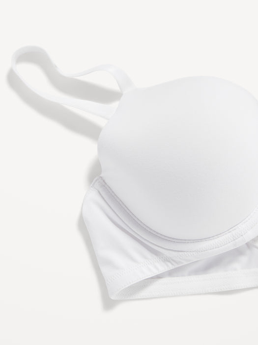 Full-Coverage Underwire Demi Bra