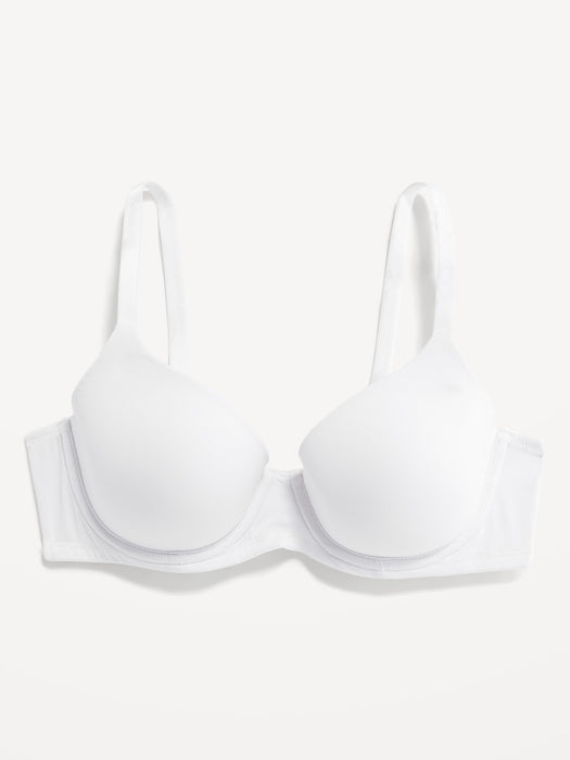 Full-Coverage Underwire Demi Bra