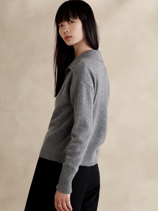 Luna Cashmere Sweater Polo