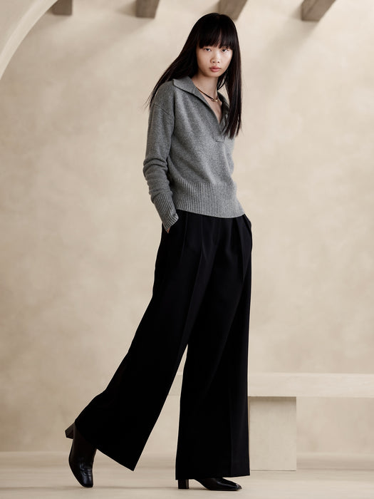 Luna Cashmere Sweater Polo
