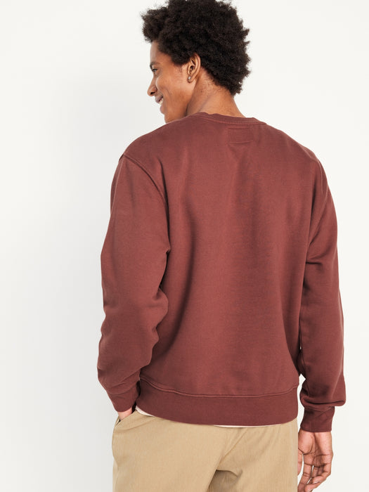 Oversized Crew-Neck Sweatshirt for Men