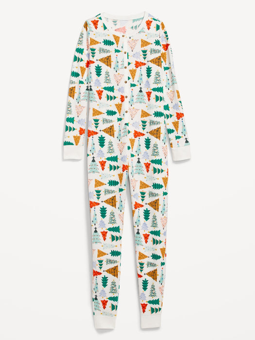 Thermal-Knit Pajama One-Piece