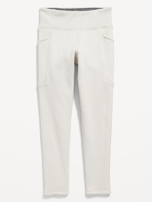 High-Waisted UltraCoze Side-Pocket Performance Leggings for Girls