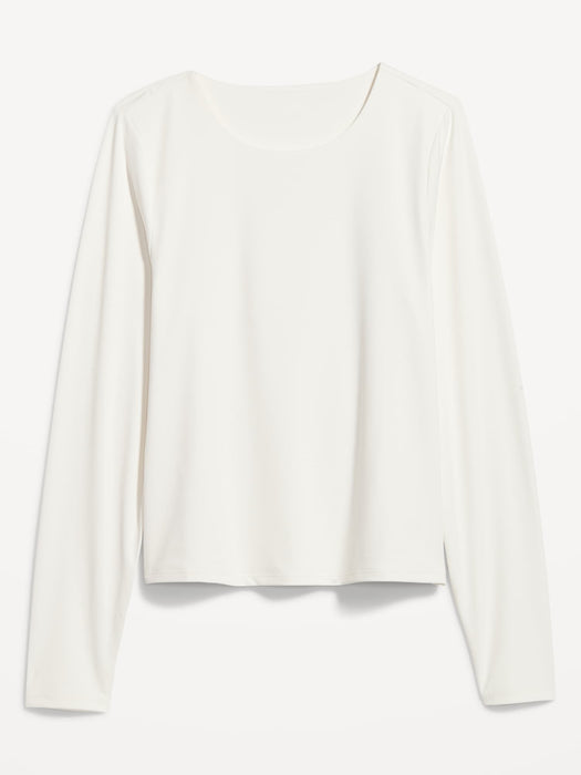 Long-Sleeve Double-Layer Sculpting T-Shirt