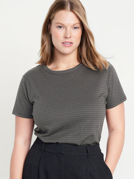 EveryWear Crew-Neck Printed T-Shirt for Women