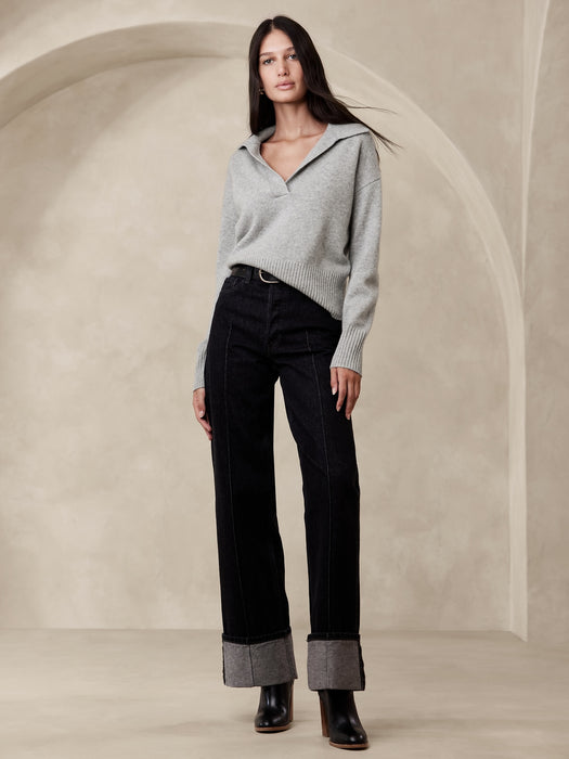 Luna Cashmere Sweater Polo