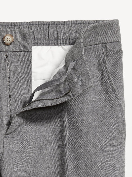 Loose Taper Built-In Flex Pleated Chino Pants