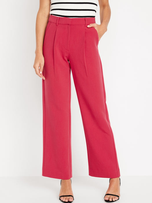 Extra High-Waisted Taylor Wide-Leg Trouser Pants