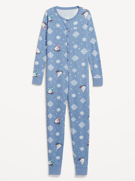 Thermal-Knit Pajama One-Piece