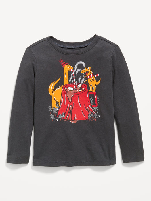 Unisex Long-Sleeve Graphic T-Shirt for Toddler