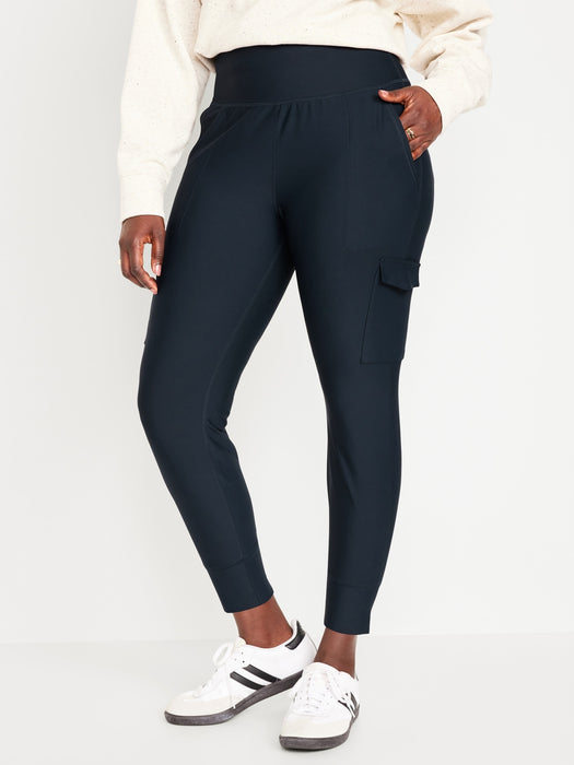 High-Waisted PowerSoft Cargo Joggers