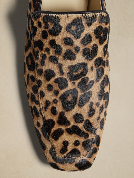 Luz Haircalf Leather Loafer