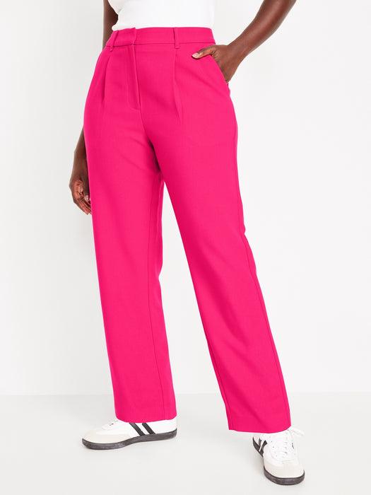 Extra High-Waisted Taylor Trouser Straight Pants