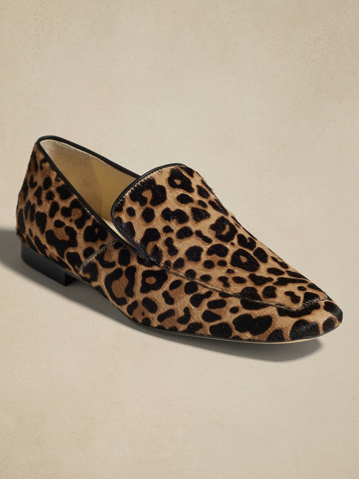 Luz Haircalf Leather Loafer