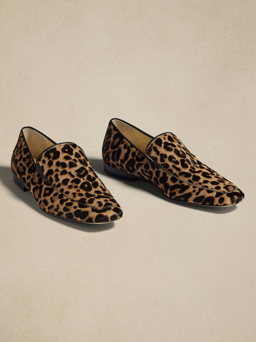 Luz Haircalf Leather Loafer