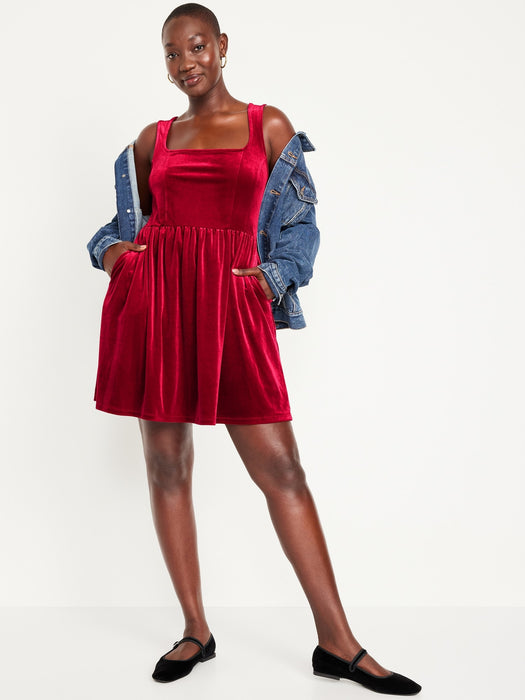 Fit & Flare Mini Dress for Women GAP (International) Fit & Flare Mini Dress for Women GAP (International)
