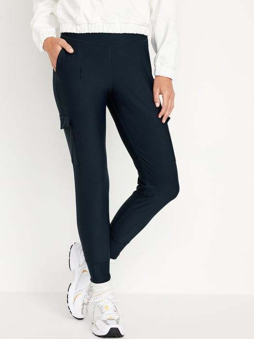 High-Waisted PowerSoft Cargo Joggers