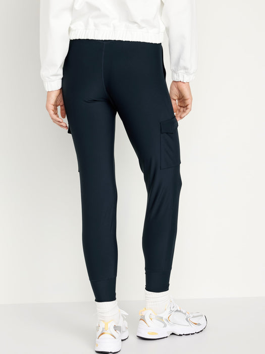 High-Waisted PowerSoft Cargo Joggers