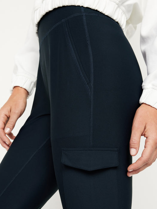 High-Waisted PowerSoft Cargo Joggers