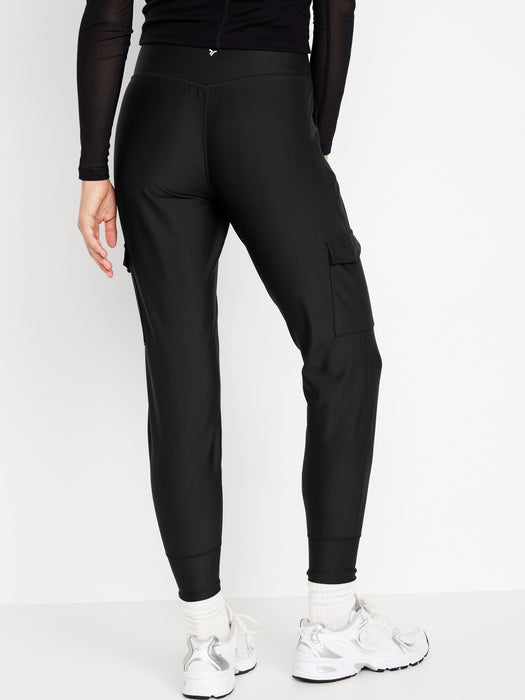 High-Waisted PowerSoft Cargo Joggers