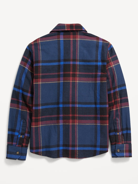 Soft-Brushed Flannel Pocket Shirt for Boys