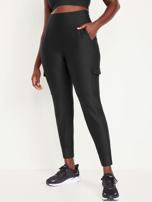 High-Waisted PowerSoft Cargo Joggers