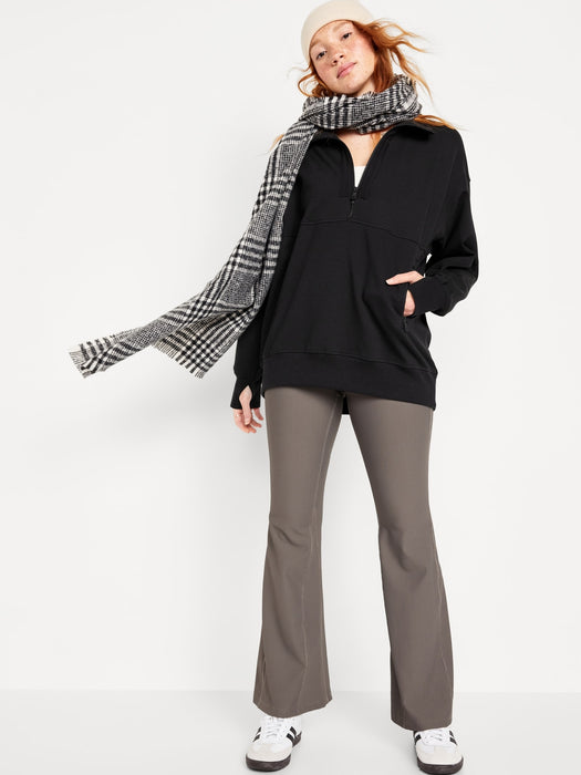 Dynamic Fleece Oversized Half Zip Tunic