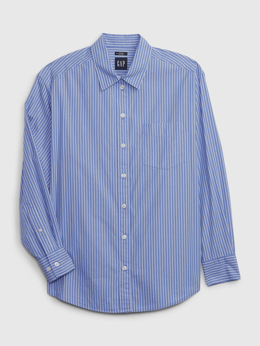 Organic Cotton Poplin Big Shirt