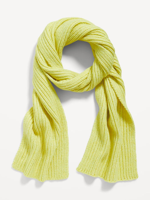 Rib-Knit Scarf for Women