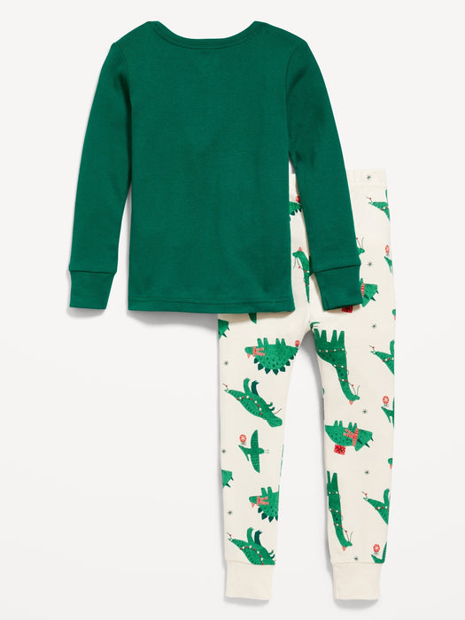 Unisex Snug-Fit Pajama Set for Toddler and Baby